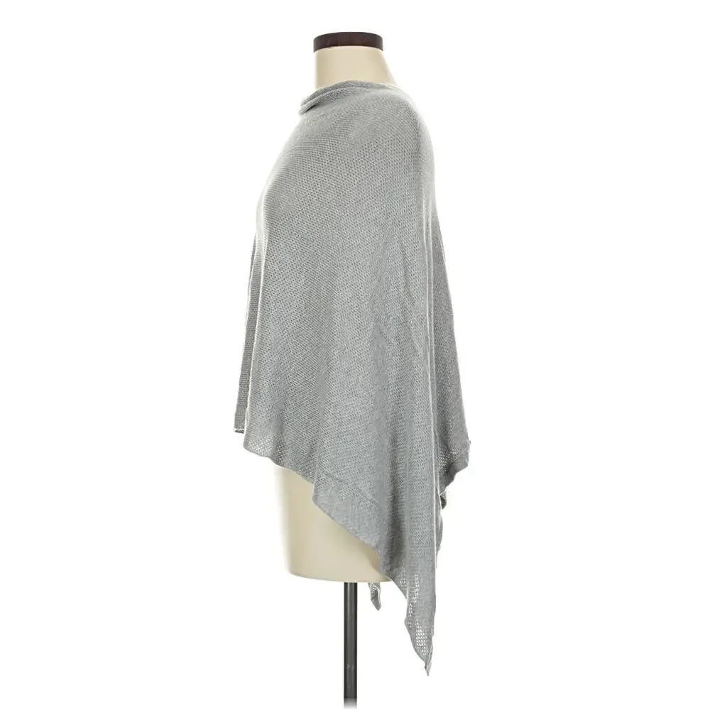 Cocoon by Amma Nursing Cover Post Partum Poncho Scarf Breathable Knit Grey OS